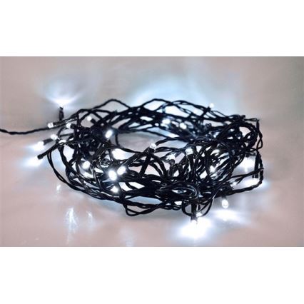 Brilagi - LED kültéri fényfüzér, 100 LED, 8 üzemmód, 13 m, IP44, hideg fehér