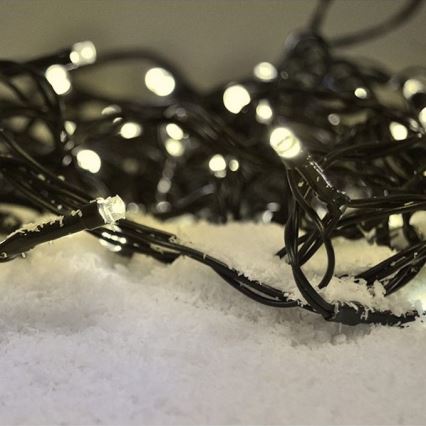 Brilagi - LED kültéri fényfüzér 100 LED, 8 üzemmód, 13 m, IP44, meleg fehér