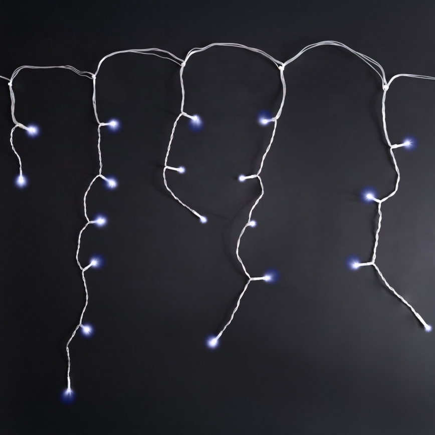 Brilagi - LED kültéri fényfüzér 400 LED / 8 funkció / 23 m / IP44 / hideg fehér