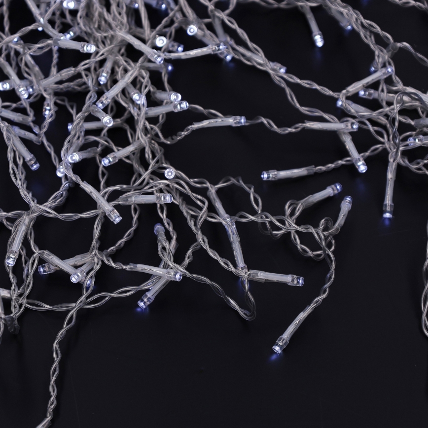 Brilagi - LED kültéri fényfüzér 400 LED / 8 funkció / 23 m / IP44 / hideg fehér