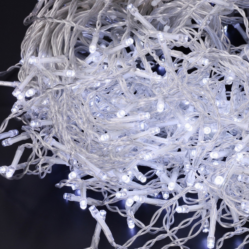 Brilagi - LED kültéri fényfüzér 400 LED / 8 funkció / 23 m / IP44 / hideg fehér