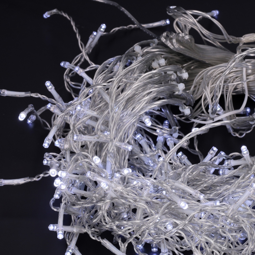 Brilagi - LED kültéri fényfüzér 400 LED / 8 funkció / 23 m / IP44 / hideg fehér