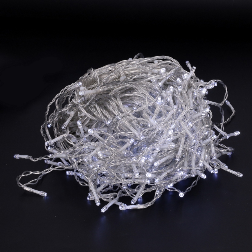 Brilagi - LED kültéri fényfüzér 400 LED / 8 funkció / 23 m / IP44 / hideg fehér