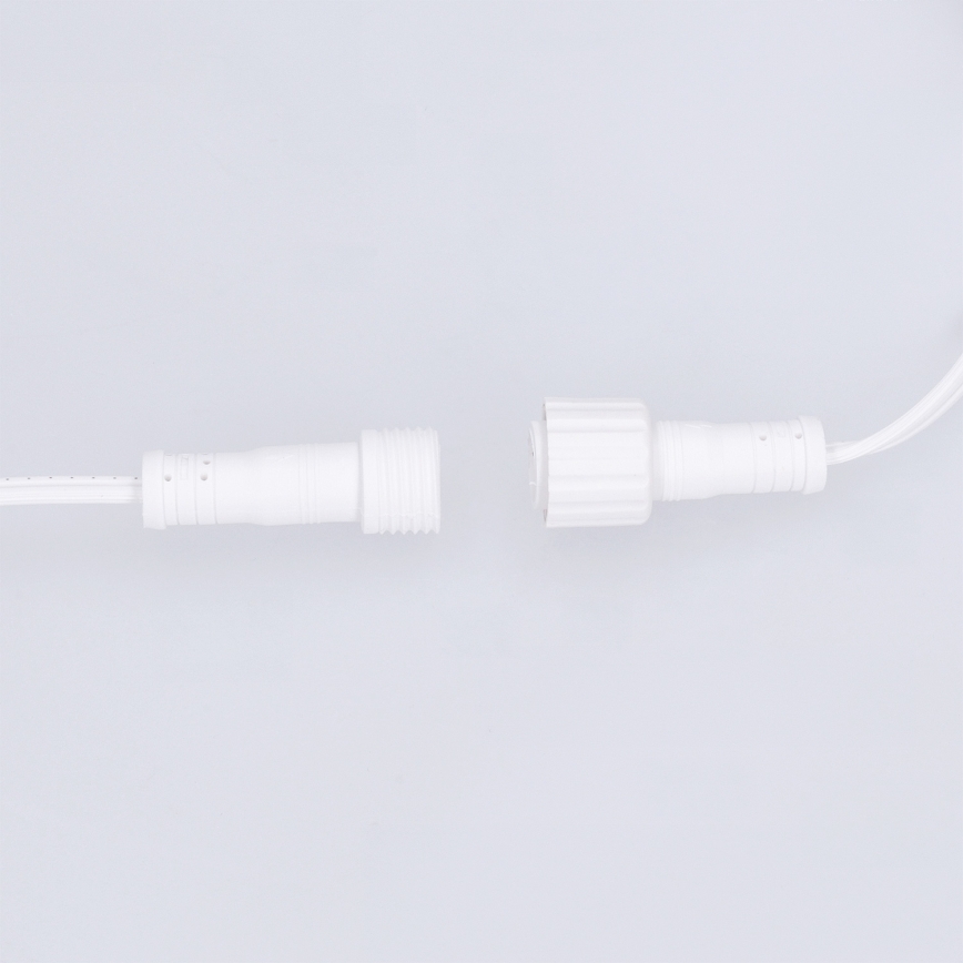 Brilagi - LED kültéri dekorációs fényfüzér GIRLANDA 25xE12/0,6W/230V 20m fehér IP44 meleg fehér