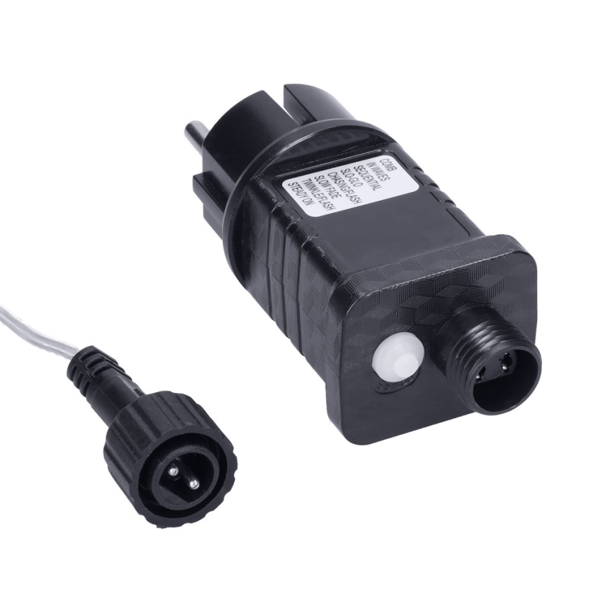 Brilagi - LED kültéri fényfüzér 360 LED / 8 funkció, 14 m, IP44, meleg fehér, jégcsapok