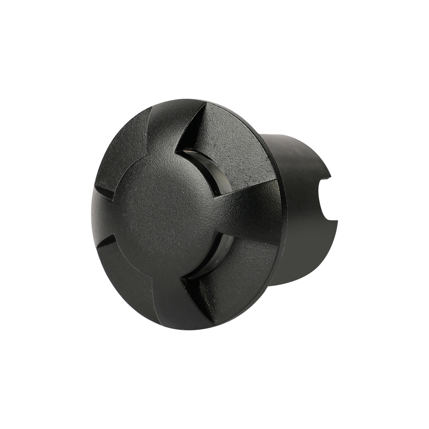 Brilagi - LED kültéri, gépjárműterhelésre alkalmas földbe süllyeszthető világítótest GROUNDRAY LED/1W/230V fekete IP67