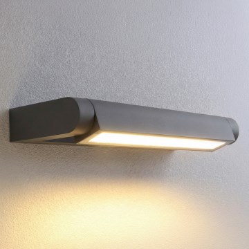 BRILAGI - LED Kültéri homlokzati falilámpa SALERNO LED/12W/230V 35,5 cm antracit IP65