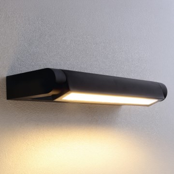 BRILAGI - LED Kültéri homlokzatra szerelhető fali lámpatest SALERNO LED/12W/230V 35,5 cm fekete IP65
