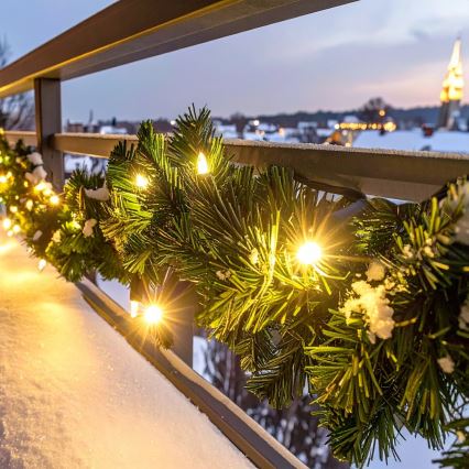 Brilagi - LED kültéri karácsonyi dekoráció GIRLANDA 112xLED/230V 700 cm IP44