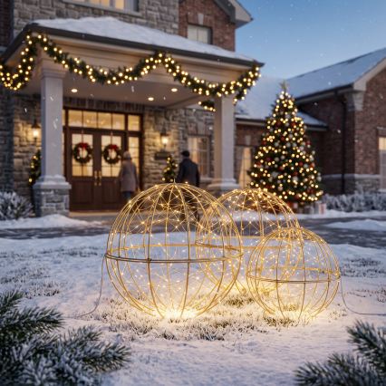 BRILAGI - LED kültéri karácsonyi dekoráció LED/1,3W/230V IP44 átm. 30 cm gömb