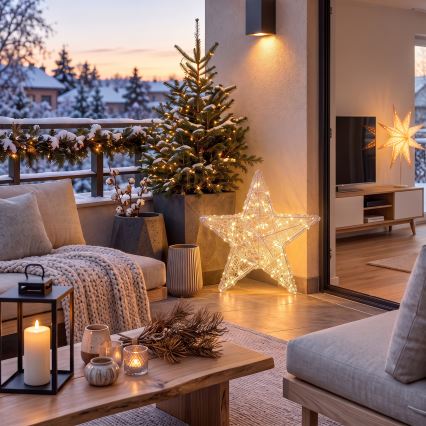 BRILAGI - LED kültéri karácsonyi dekoráció LED/3,3W/230V IP44 50 cm csillag