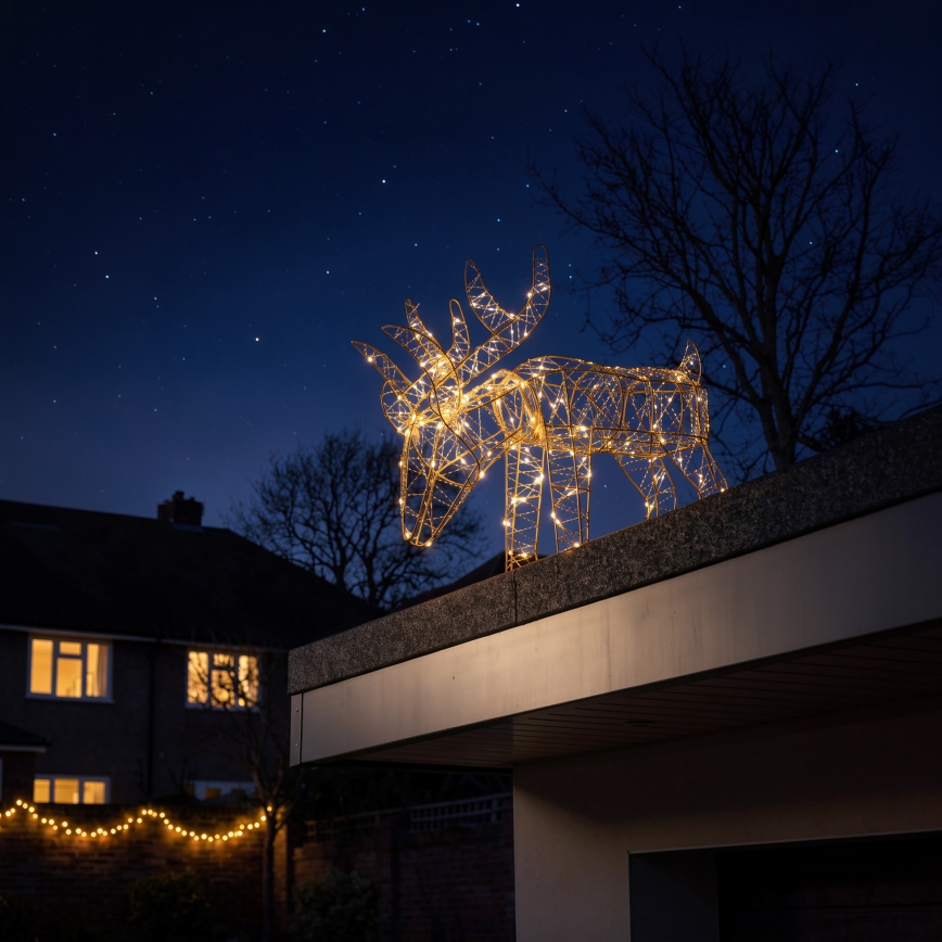 BRILAGI - LED Kültéri karácsonyi dekoráció LED/3,3W/230V IP44 56x43 cm rénszarvas