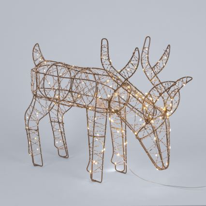 BRILAGI - LED Kültéri karácsonyi dekoráció LED/3,3W/230V IP44 56x43 cm rénszarvas