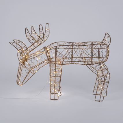 BRILAGI - LED Kültéri karácsonyi dekoráció LED/3,3W/230V IP44 56x43 cm rénszarvas