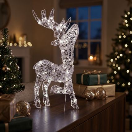 BRILAGI - LED Kültéri karácsonyi dekoráció LED/3,3W/230V IP44 60x37 cm rénszarvas