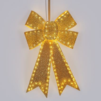 BRILAGI - LED kültéri karácsonyi dekoráció LED/3,3W/230V IP44 arany masni