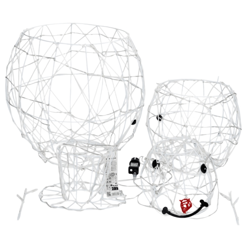 Brilagi - LED kültéri karácsonyi dekoráció LED/3,6W/31/230V 2700K 90 cm IP44 hóember