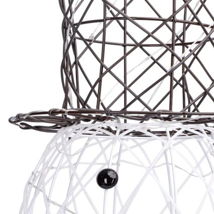 BRILAGI - LED kültéri karácsonyi dekoráció LED/3,6W/8 funkcióval, 60 cm, IP44, hóember, hideg fehér
