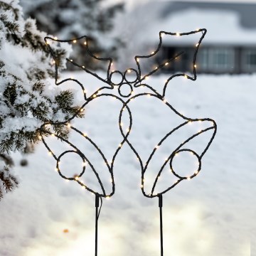 Brilagi - LED kültéri karácsonyi dekoráció LED/3xAA IP44 55x32 cm csengők