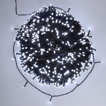 BRILAGI - LED kültéri karácsonyi fényfüzér 1000 LED/8 üzemmód 105 m IP44 hideg fehér