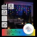 BRILAGI - LED kültéri karácsonyi fényfüzér 100xLED/3xAA/8 funkció 8x0,6m IP44 többszínű