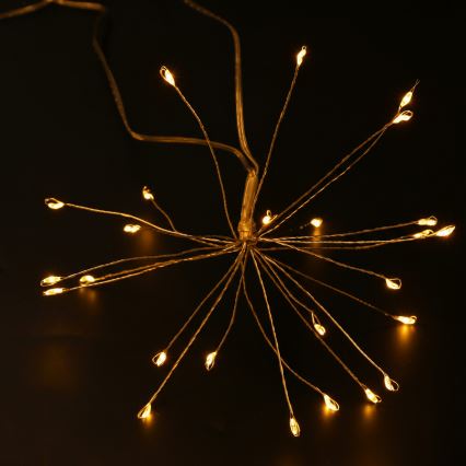 Brilagi - LED kültéri karácsonyi fényfüzér 150xLED 5m IP44 meleg fehér tűzijáték