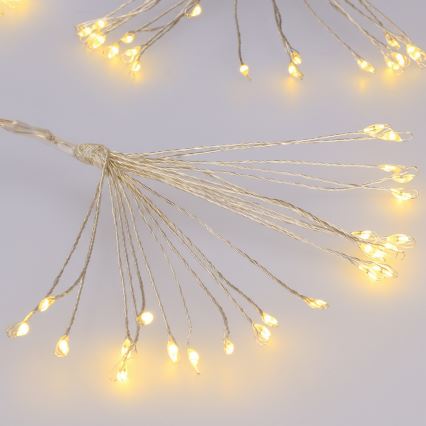 Brilagi - LED kültéri karácsonyi fényfüzér 150xLED 5m IP44 meleg fehér tűzijáték