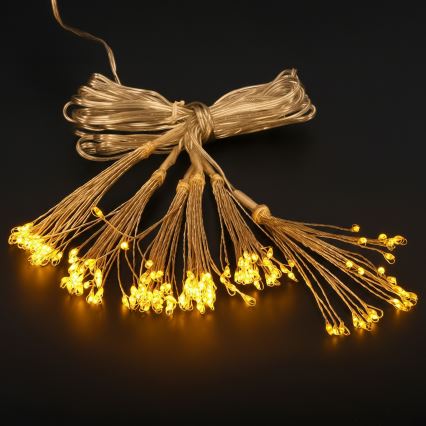 Brilagi - LED kültéri karácsonyi fényfüzér 150xLED 5m IP44 meleg fehér tűzijáték