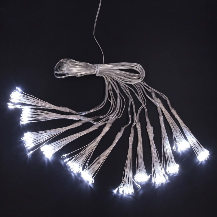 BRILAGI - LED kültéri karácsonyi fényfüzér 300xLED 7m IP44 hideg fehér tűzijáték