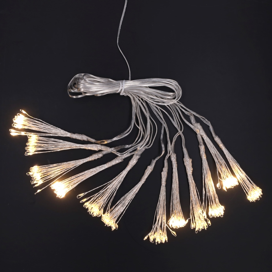 BRILAGI - LED kültéri karácsonyi fényfüzér 300xLED 7m IP44 meleg fehér tűzijáték