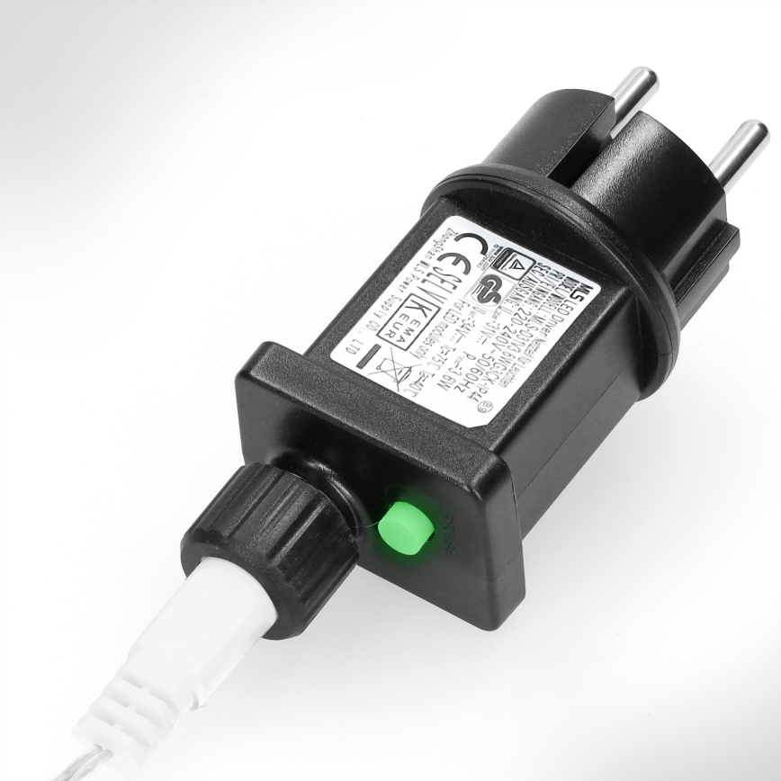 Brilagi - LED kültéri karácsonyi fényfüzér, 400 db LED, 8 féle üzemmód, 23 m, IP44, meleg fehér