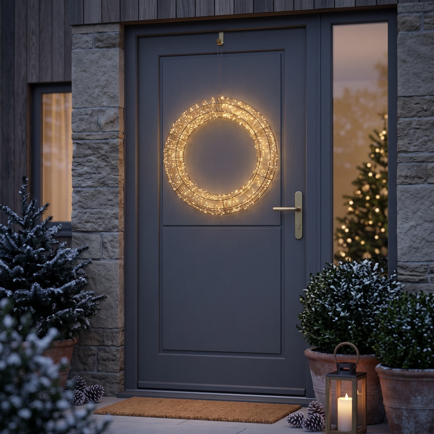 BRILAGI - LED Kültéri karácsonyi koszorú LED/5,4W/230V IP44 átm. 50 cm