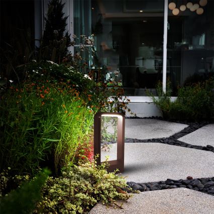 Brilagi - LED kültéri lámpa BARI LED/7W/230V 3000/4000/6000K barna IP54 30 cm