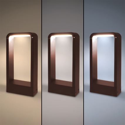 Brilagi - LED kültéri lámpa BARI LED/7W/230V 3000/4000/6000K barna IP54 30 cm