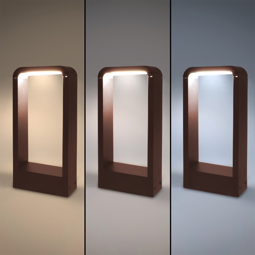 Brilagi - LED kültéri lámpa BARI LED/7W/230V 3000/4000/6000K barna IP54 30 cm