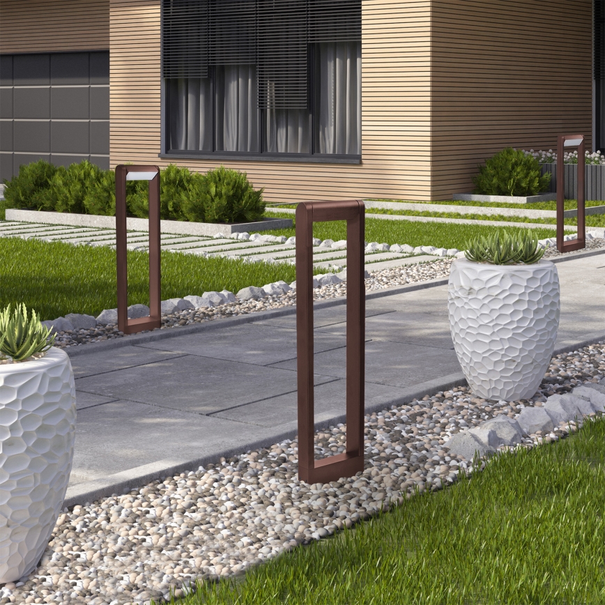 Brilagi - LED kültéri lámpa CROTONE LED/7W/230V barna IP54 80 cm