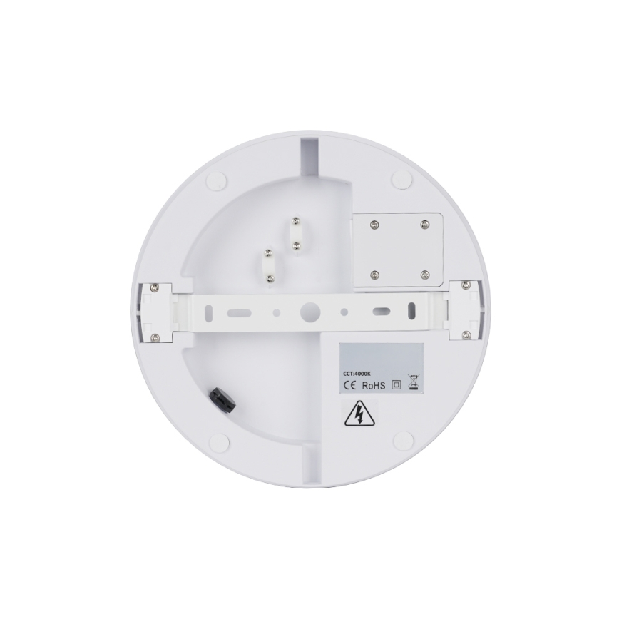 Brilagi - BENE LED kültéri mennyezeti lámpatest érzékelővel LED/18W/230V, átm. 21,5 cm, fehér, IP54