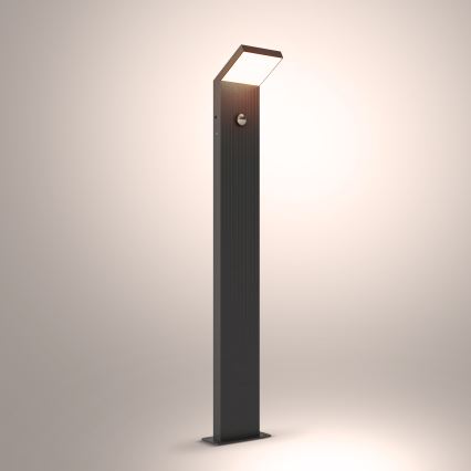 Brilagi - RIANO LED kültéri lámpa érzékelővel LED/8W/230V, antracit, IP65