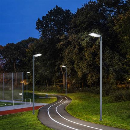Brilagi - URBANLIGHT 4 m oszloppal és csuklóval kültéri LED utcai lámpa LED/100W/230V antracit IP65