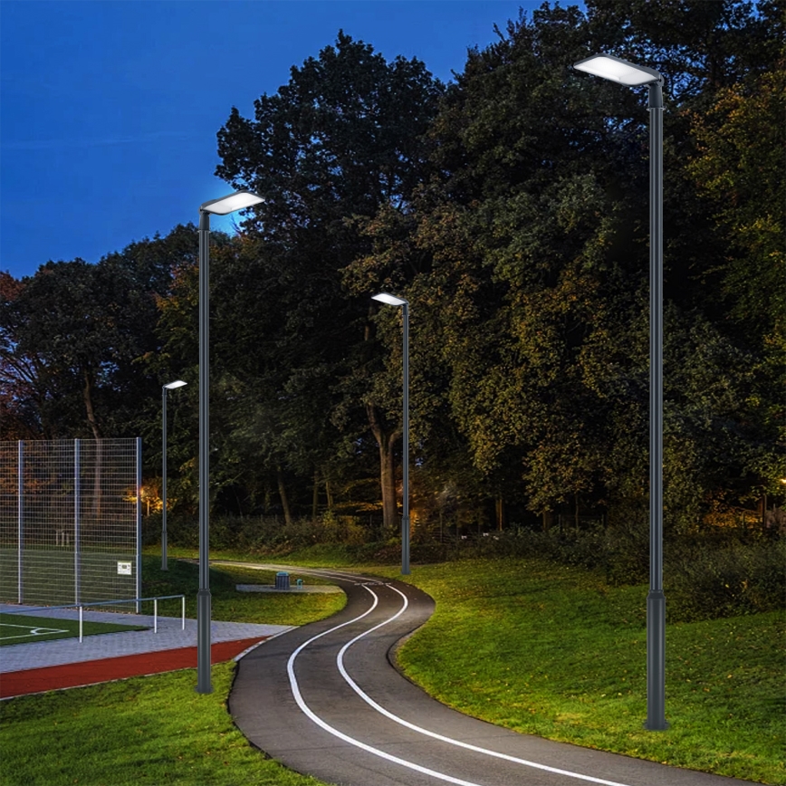 Brilagi - URBANLIGHT kültéri utcai LED lámpa oszloppal és csuklóval 5 m LED/200W/230V antracit IP65