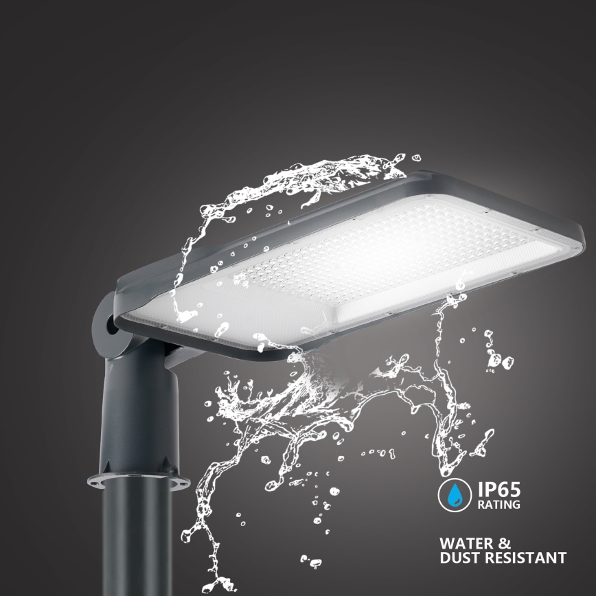 Brilagi - URBANLIGHT kültéri utcai LED lámpa oszloppal és csuklóval 5 m LED/200W/230V antracit IP65