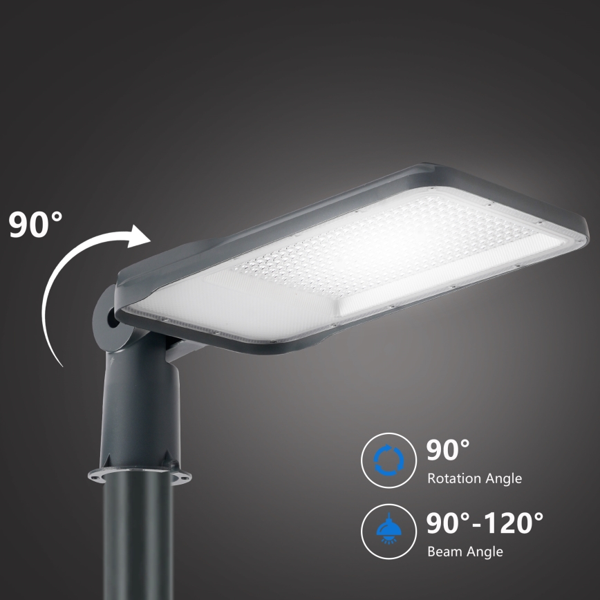 Brilagi - URBANLIGHT kültéri utcai LED lámpa oszloppal és csuklóval 5 m LED/200W/230V antracit IP65
