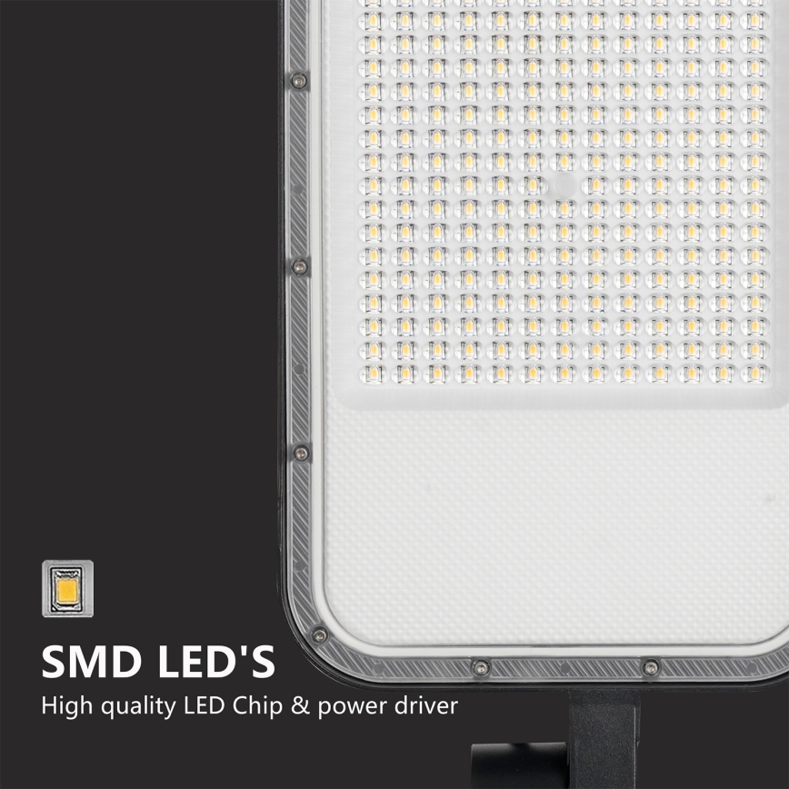 Brilagi - LED kültéri utcai lámpa oszloppal és állítható csuklóval 5 m URBANLIGHT LED/200W/230V fekete IP65