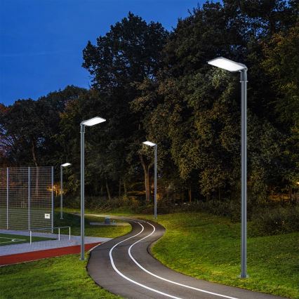 Brilagi - 4 m-es oszloppal és csuklóval rendelkező kültéri LED utcai lámpa URBANLIGHT LED/200W/230V antracit IP65