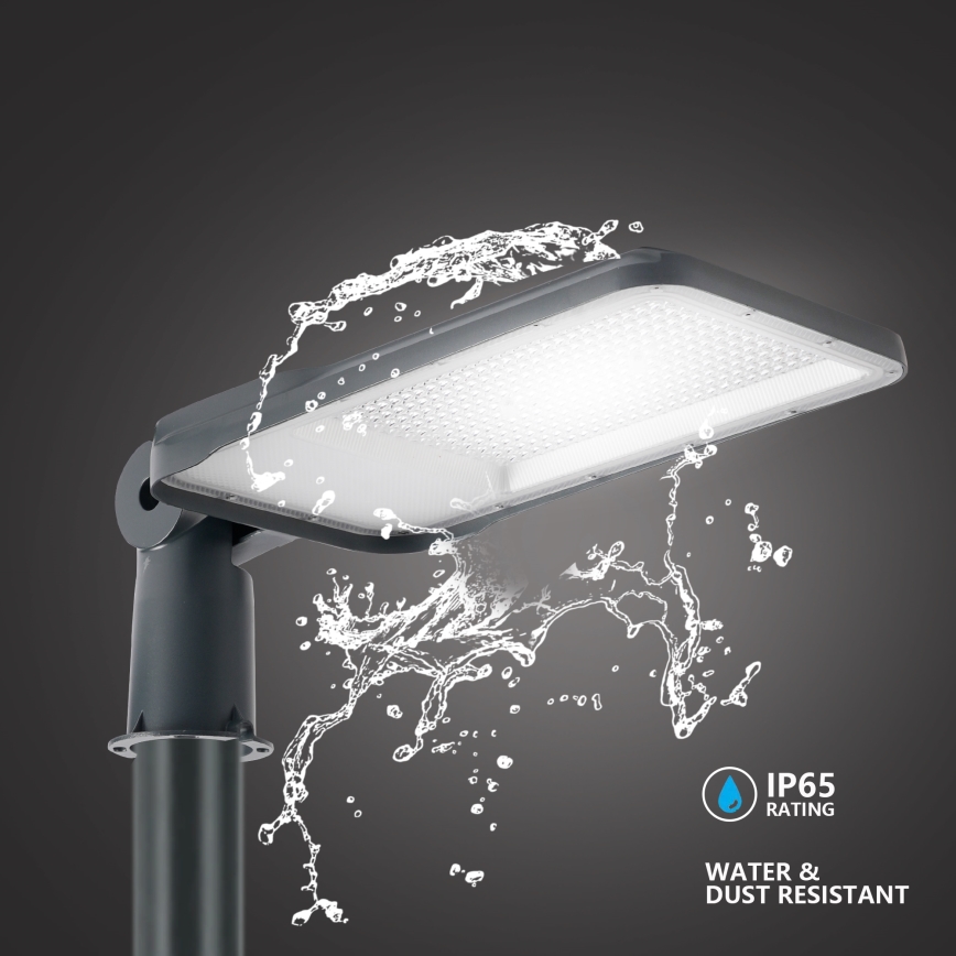 Brilagi - 4 m-es oszloppal és csuklóval rendelkező kültéri LED utcai lámpa URBANLIGHT LED/200W/230V antracit IP65