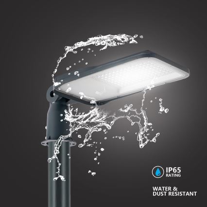 Brilagi - LED kültéri utcai lámpa oszloppal és csuklóval 3 m URBANLIGHT LED/100W/230V antracit IP65
