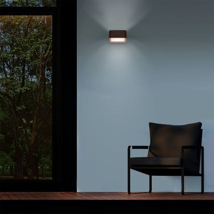 Brilagi - BARI kültéri LED fali lámpatest LED/7W/230V 3000/4000/6000K barna IP54