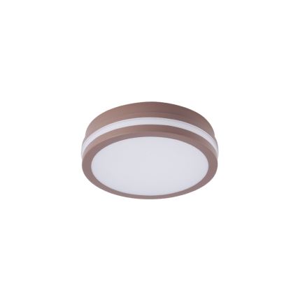 Brilagi - LED kültéri mennyezeti lámpatest érzékelővel BENE LED/18W/230V átm. 21,5 cm barna IP54