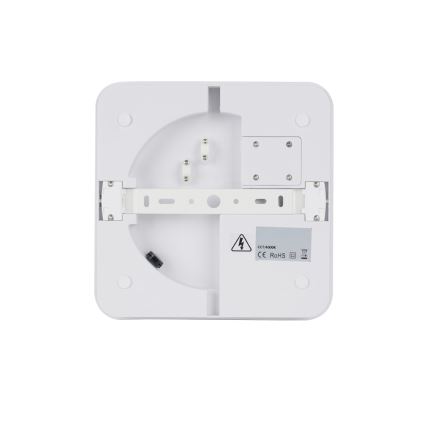 Brilagi - LED kültéri lámpatest érzékelővel BENE LED/24W/230V 26x26 cm fehér IP54