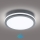Brilagi - LED kültéri lámpatest érzékelővel BENE LED/24W/230V Ø 26 cm antracit IP54